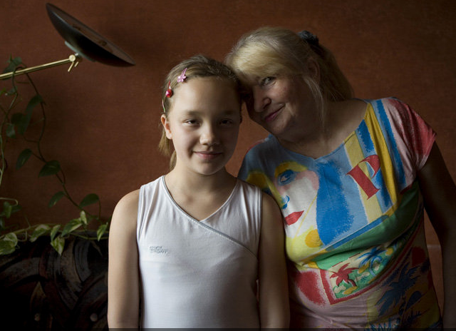 Cristina Popko et sa fille. Cliquez sur l'image pour voir le diaporama.